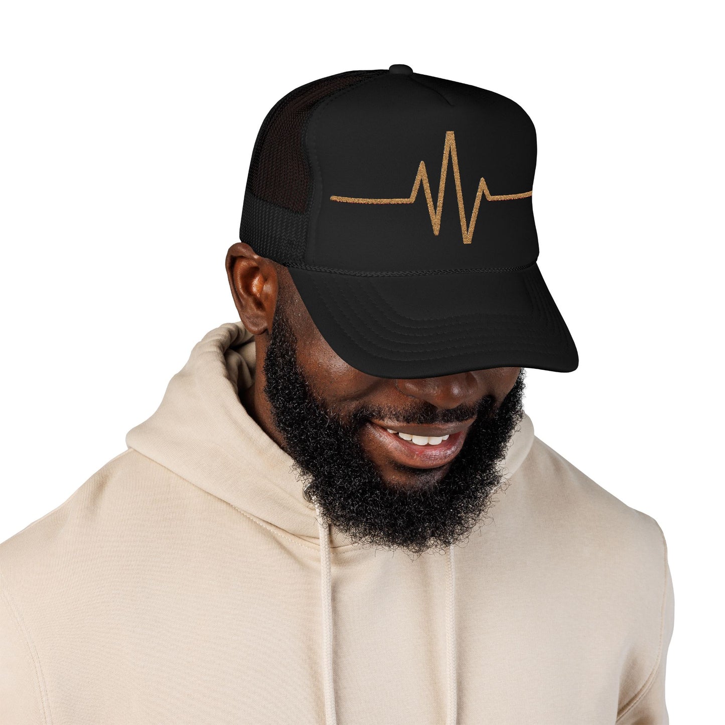 Heartbeat Embroidered Foam Trucker Hat, Stylish Cap for Health Enthusiasts, Gift for Nurses and Doctors, Fashionable Outdoor Wear, [...]