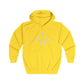 Vibrant Unisex Full Zip Hoodie - Heartbeat Graphic, Motivational Wear, Fitness Apparel, Everyday Comfort, Perfect Gift for Wellness [...]
