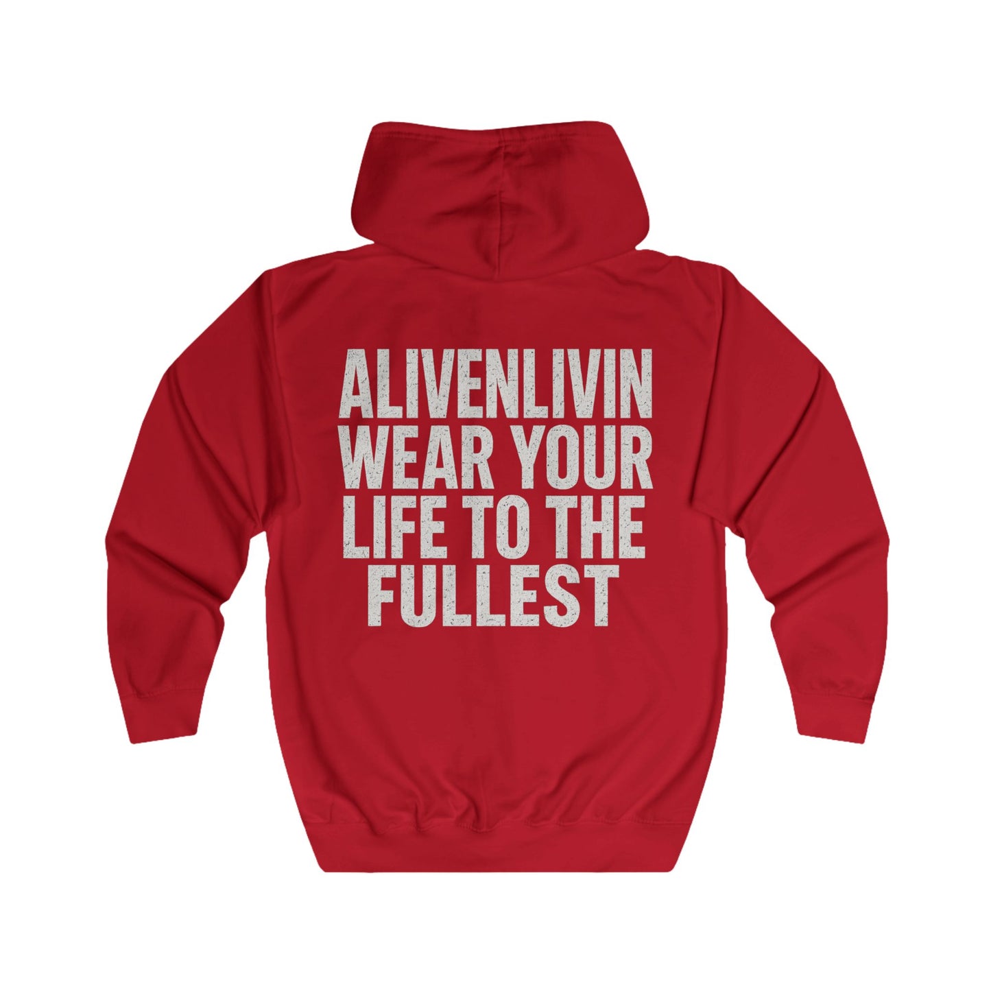 Vibrant Unisex Full Zip Hoodie - Heartbeat Graphic, Motivational Wear, Fitness Apparel, Everyday Comfort, Perfect Gift for Wellness [...]
