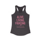 Pink Ribbon Breast Cancer Awareness Tank, Inspirational Workout Shirt, Fitness Gift, October Awareness Apparel, Supportive Activewear, [...]
