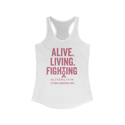 Pink Ribbon Breast Cancer Awareness Tank, Inspirational Workout Shirt, Fitness Gift, October Awareness Apparel, Supportive Activewear, [...]