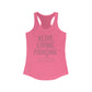 Pink Ribbon Breast Cancer Awareness Tank, Inspirational Workout Shirt, Fitness Gift, October Awareness Apparel, Supportive Activewear, [...]