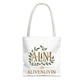 Chic Urban Tote Bag | Stylish Reusable Eco-Friendly Gift for Plant Lovers, Fashionistas, Commuters, AlivenLivin Design