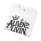 Stylish Unisex Graphic Tee - "ALIVEN LIVIN" - Trendy Streetwear, Casual Gift, Comfortable Everyday Wear, Cool Summer Top, Unique [...]