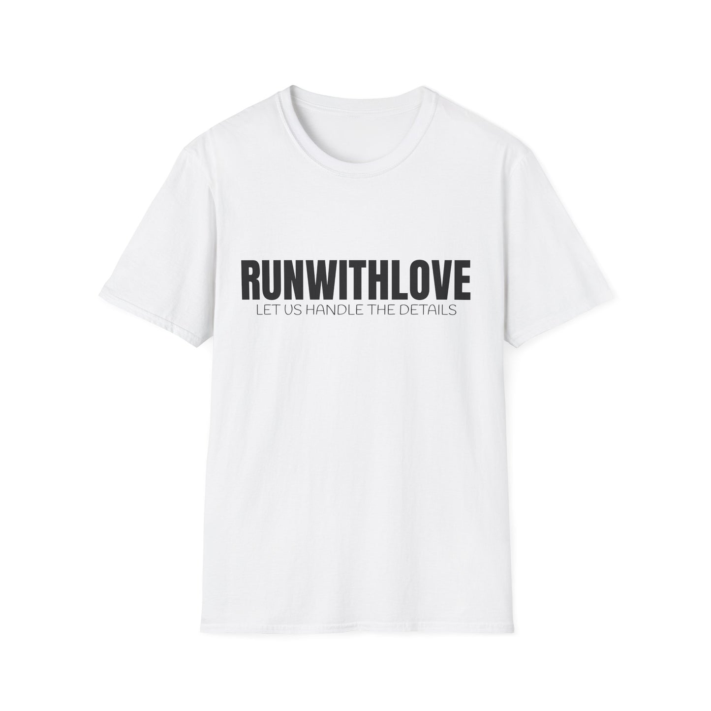 Unisex Softstyle T-Shirt - RUN WITH LOVE Graphic Tee for Running Enthusiasts, Stylish Gift for Friends, Fitness Apparel, Casual Wear, [...]