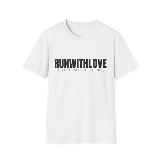 Unisex Softstyle T-Shirt - RUN WITH LOVE Graphic Tee for Running Enthusiasts, Stylish Gift for Friends, Fitness Apparel, Casual Wear, [...]