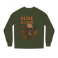 Skull Graphic Unisex Crew Neck Sweatshirt - Fall Fashion, Cozy Sweatshirt, Halloween Gift, Casual Wear, Unisex Apparel, Trendy Outfit