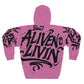 Urban Streetwear Hoodie, Trendy Graphic Sweatshirt, AOP Pullover for Casual Style, Gift for Hip-Hop Lovers, Cozy Everyday Wear