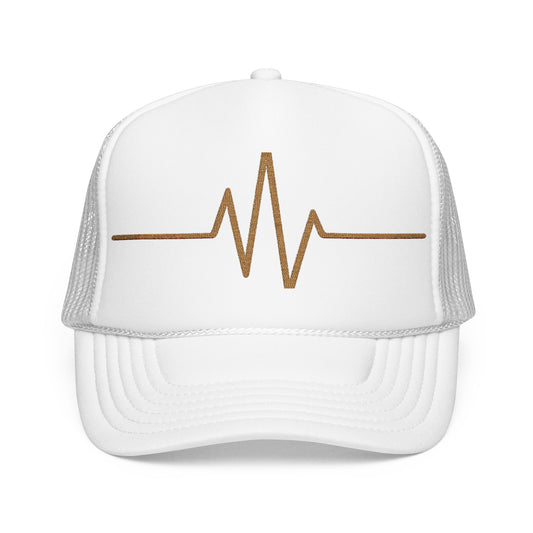 Heartbeat Embroidered Foam Trucker Hat, Stylish Cap for Health Enthusiasts, Gift for Nurses and Doctors, Fashionable Outdoor Wear, [...]