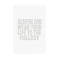 Inspirational Wall Art Poster, Motivational Home Decor, Positive Quote Print, Office Wall Decor, Gift for Friends