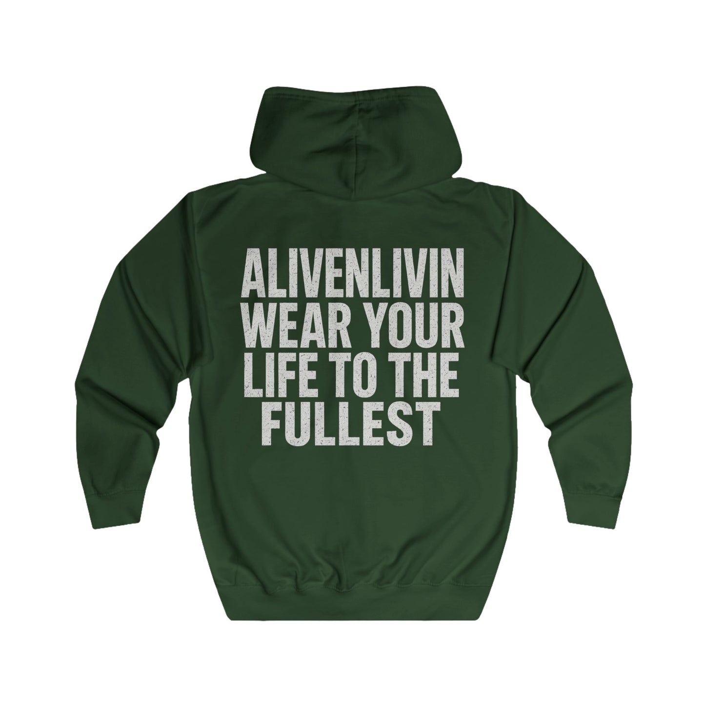 Vibrant Unisex Full Zip Hoodie - Heartbeat Graphic, Motivational Wear, Fitness Apparel, Everyday Comfort, Perfect Gift for Wellness [...]