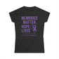 Alzheimer's Awareness Tee, Empowerment Shirt, Memory Matters Top, Hope Lives T-Shirt, Supportive Gift for Caregivers
