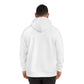 ALIVENLIVIN White Crown Graffiti Hoodie- Bold Simplicity, Loud Message