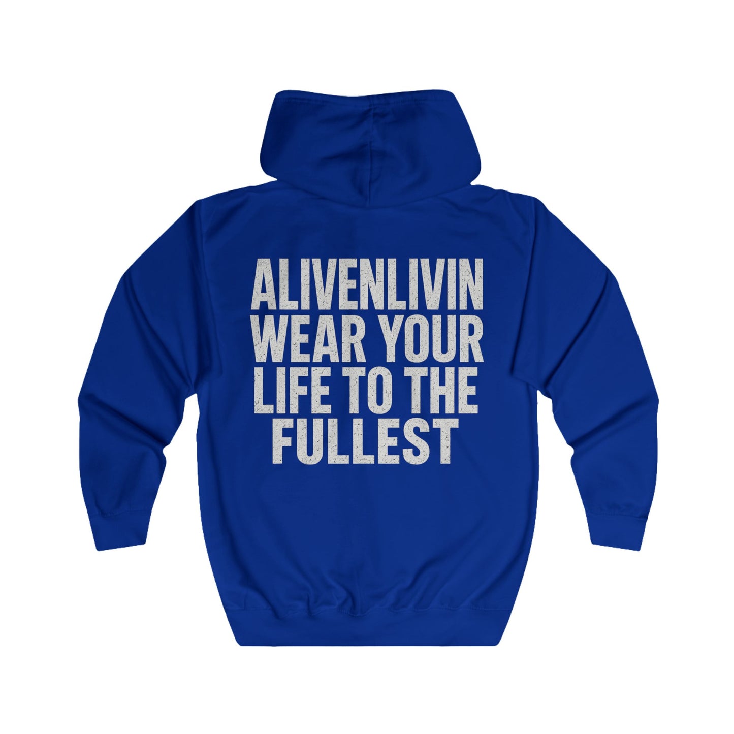 Vibrant Unisex Full Zip Hoodie - Heartbeat Graphic, Motivational Wear, Fitness Apparel, Everyday Comfort, Perfect Gift for Wellness [...]