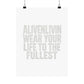 Inspirational Wall Art Poster, Motivational Home Decor, Positive Quote Print, Office Wall Decor, Gift for Friends