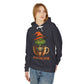 Whimsical Grinch Coffee Hoodie, Cozy Sweatshirt for Fall Vibes, Halloween Gift, Unisex Lightweight Hooded Sweatshirt, Funny Festive Apparel