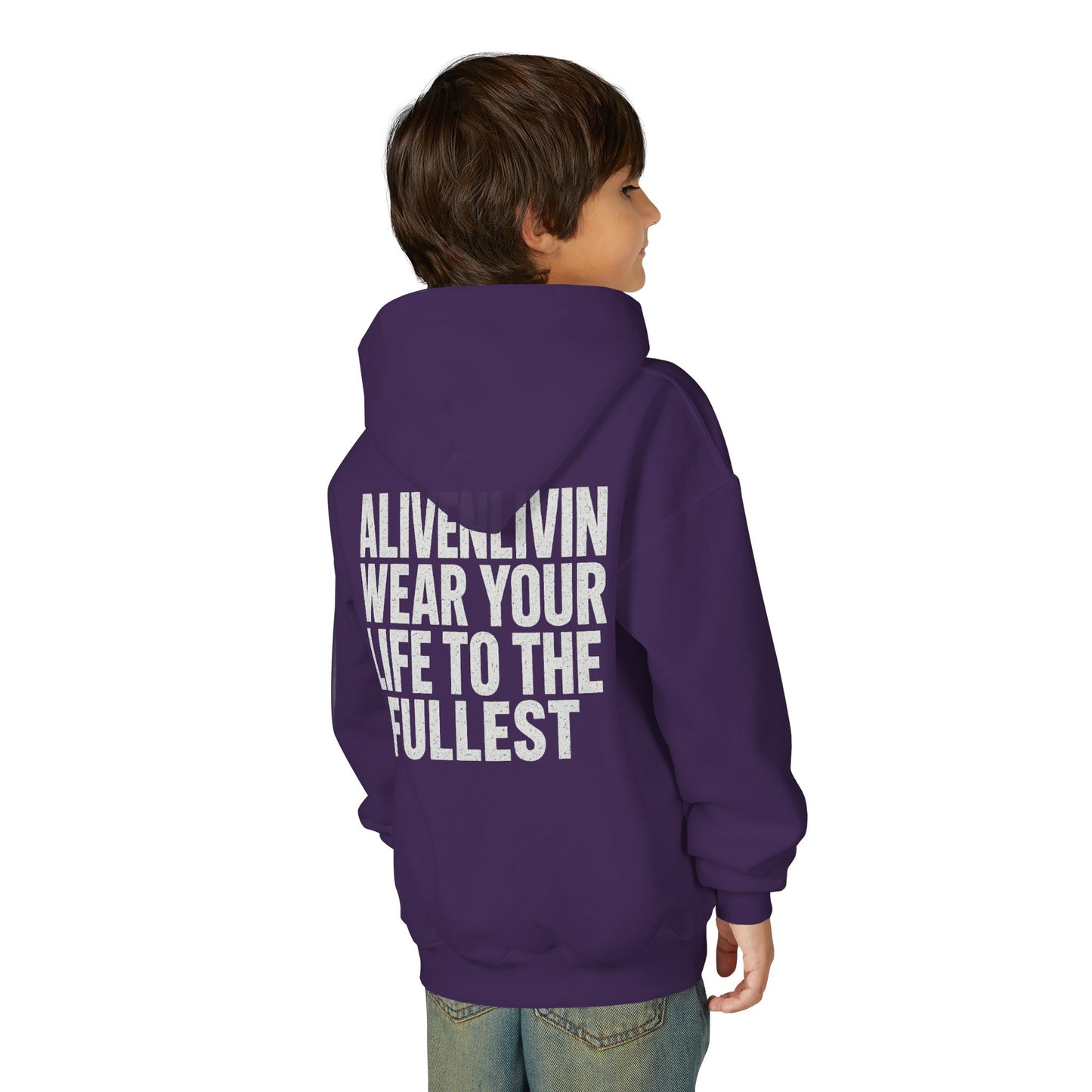 Youth Motivational Hoodie, Wear Your Mindset Sweatshirt, Gift for Kids, Inspirational Apparel, Youth Fashion Hoodie