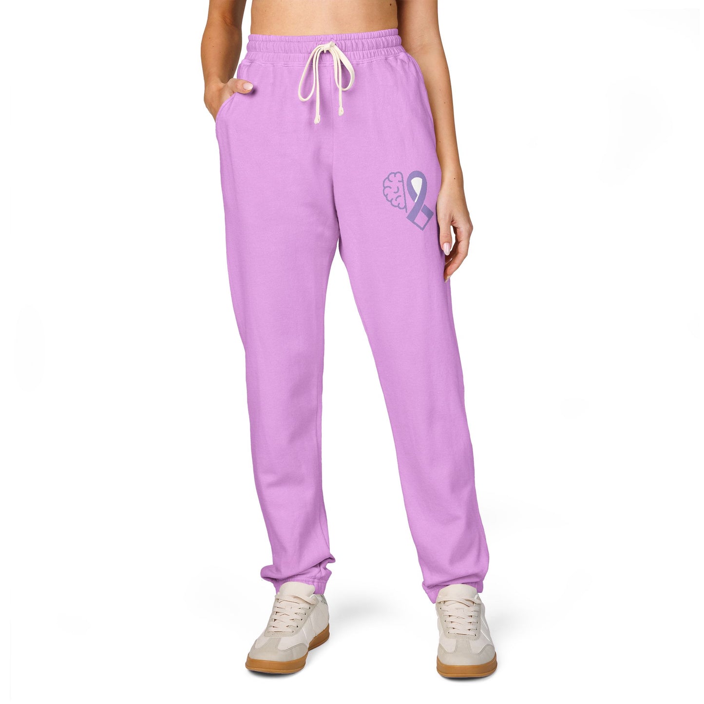 Cozy Unisex Sweatpants with Purple Awareness Ribbon, Comfy Loungewear, Gender-Neutral Athletic Pants, Perfect for Relaxation, Gift for [...]