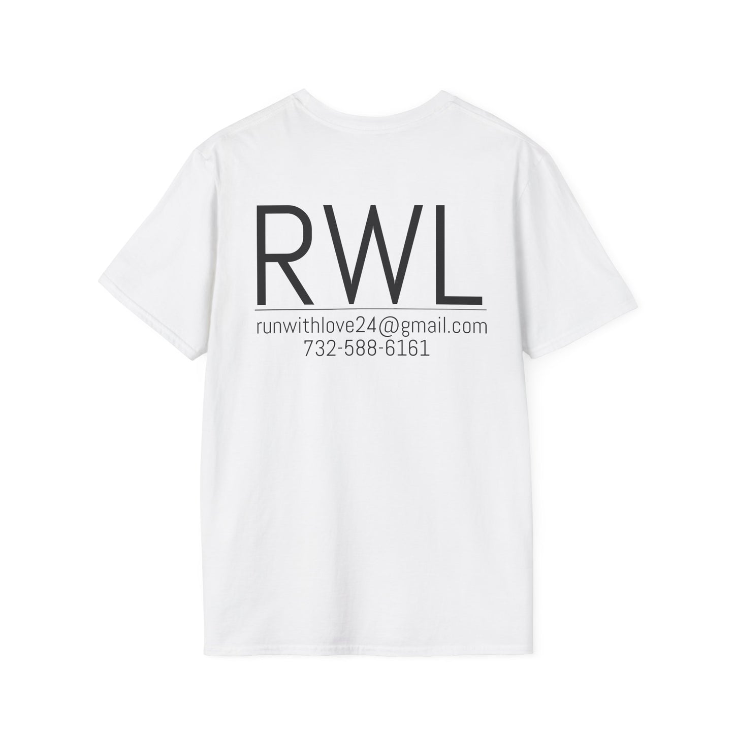 Unisex Softstyle T-Shirt - RUN WITH LOVE Graphic Tee for Running Enthusiasts, Stylish Gift for Friends, Fitness Apparel, Casual Wear, [...]