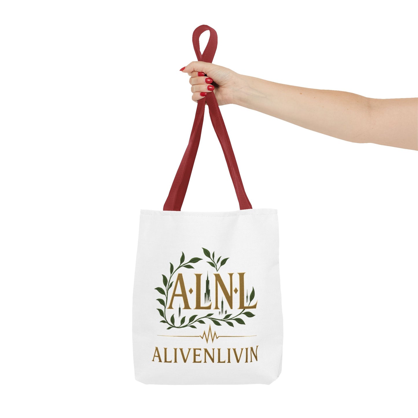 Chic Urban Tote Bag | Stylish Reusable Eco-Friendly Gift for Plant Lovers, Fashionistas, Commuters, AlivenLivin Design