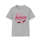 AlivenLivin Unisex Softstyle T-Shirt, Casual Graphic Tee, Retro Vibe Shirt, Perfect for Gifts, Party Wear, Music Lovers