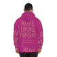 Awareness Fashion Hoodie - 'Alive. Living. Fighting.'