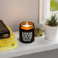 Coconut Apricot Scented Candle - Inspirational Home Decor, Gifts for Her, Relaxation, Self-Care, Aromatherapy