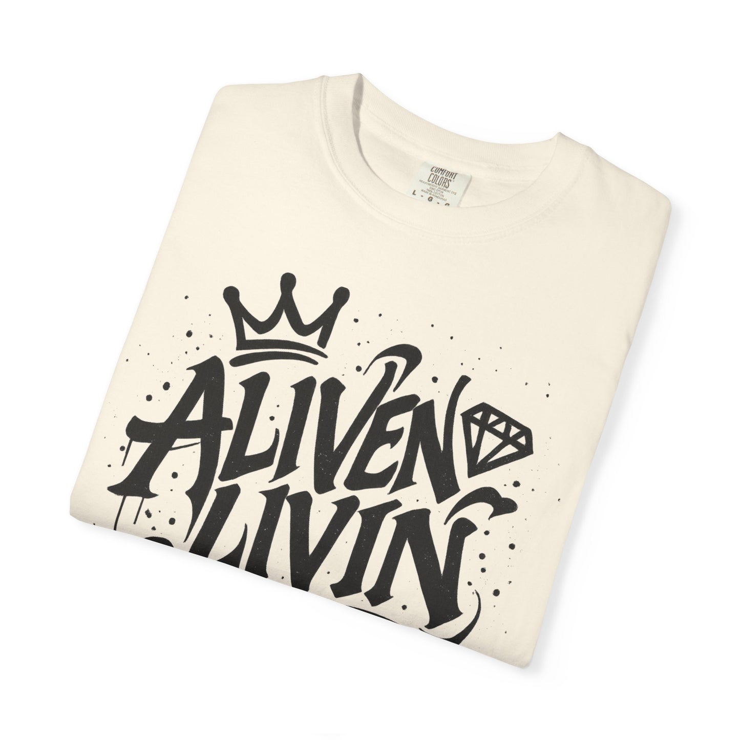 Stylish Unisex Graphic Tee - "ALIVEN LIVIN" - Trendy Streetwear, Casual Gift, Comfortable Everyday Wear, Cool Summer Top, Unique [...]
