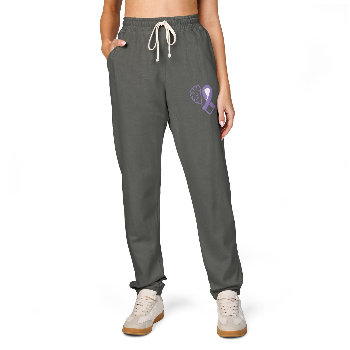Cozy Unisex Sweatpants with Purple Awareness Ribbon, Comfy Loungewear, Gender-Neutral Athletic Pants, Perfect for Relaxation, Gift for [...]