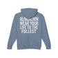 Lightweight Inspirational Hoodie, Motivational Sweatshirt for Everyday Wear, Perfect for Gifts, Festivals, and Active Lifestyle
