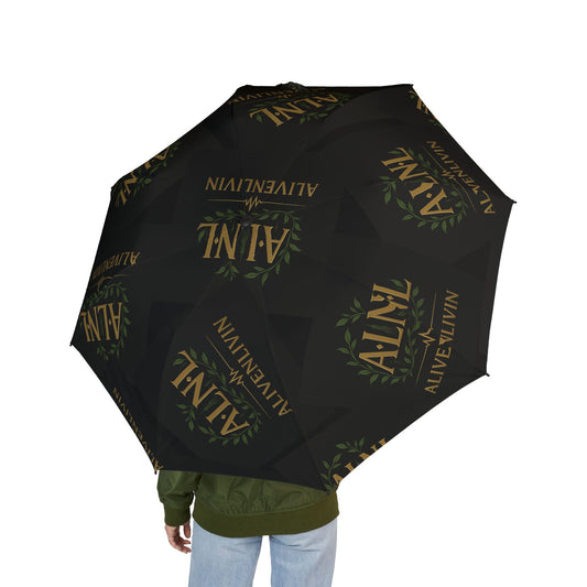 Stylish Semi-Automatic Foldable Umbrella - All Weather Protection, Travel Gear, Gift for Him/Her, Fashionable Rain Accessory, Unique Design