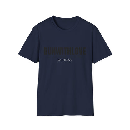 Unisex Softstyle T-Shirt - RUN WITH LOVE Graphic Tee for Running Enthusiasts, Stylish Gift for Friends, Fitness Apparel, Casual Wear, [...]
