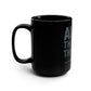 Black Mug with Inspirational Quote, Cozy Gift for Coffee Lovers, Motivational Ceramic Mug, Unique Birthday Present, Perfect for Winter