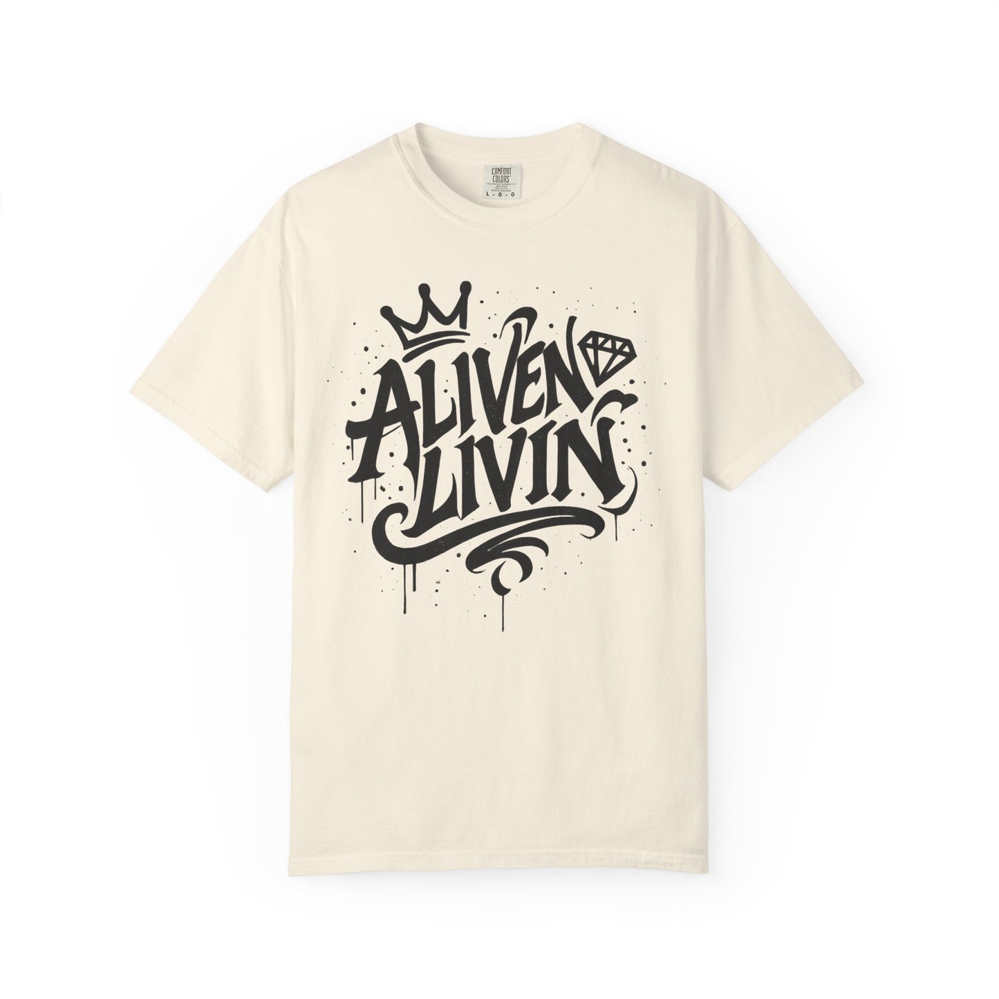 Stylish Unisex Graphic Tee - "ALIVEN LIVIN" - Trendy Streetwear, Casual Gift, Comfortable Everyday Wear, Cool Summer Top, Unique [...]