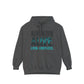 Unisex Inspirational Hoodie | Garment-Dyed Fashion | Gift for Friends, Cozy Layer, Casual Wear, Motivational Message