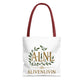 Chic Urban Tote Bag | Stylish Reusable Eco-Friendly Gift for Plant Lovers, Fashionistas, Commuters, AlivenLivin Design
