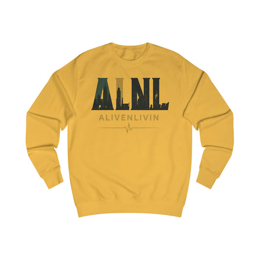Urban Vibe Unisex Sweatshirt | Playful Cityscape Design, Cozy Fall Wear, Perfect Gift for Teens, Street Style Fashion, Casual Day Out
