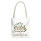 Chic Urban Tote Bag | Stylish Reusable Eco-Friendly Gift for Plant Lovers, Fashionistas, Commuters, AlivenLivin Design