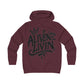 Girlie College Hoodie with 'ALIVEN & LIVIN' Design, Trendy Sweatshirt, Casual Fashion, Gift for College Students, Cozy Layering Piece