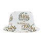Trendy All-Over Print Bucket Hat - A.P.L.N. Style, Unisex Gift for Beach, Festivals, Sun Protection, Summer Fashion, Casual Wear
