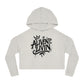 Trendy Cropped Hooded Sweatshirt with 'ALIVEN LIVIN' Design, Casual Streetwear for Women, Perfect for Everyday Wear, Gift for Her, [...]