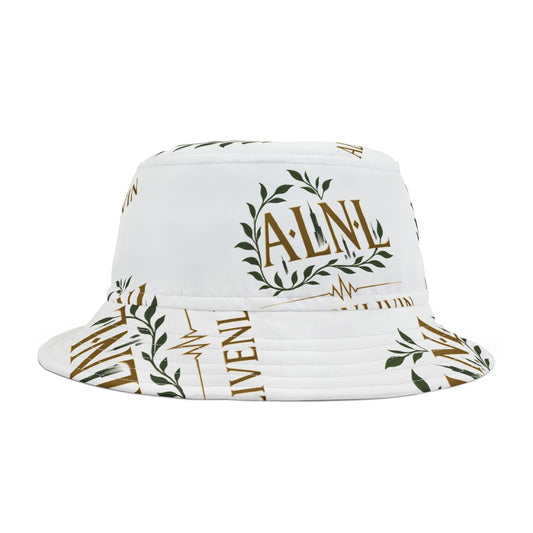 Trendy All-Over Print Bucket Hat - A.P.L.N. Style, Unisex Gift for Beach, Festivals, Sun Protection, Summer Fashion, Casual Wear