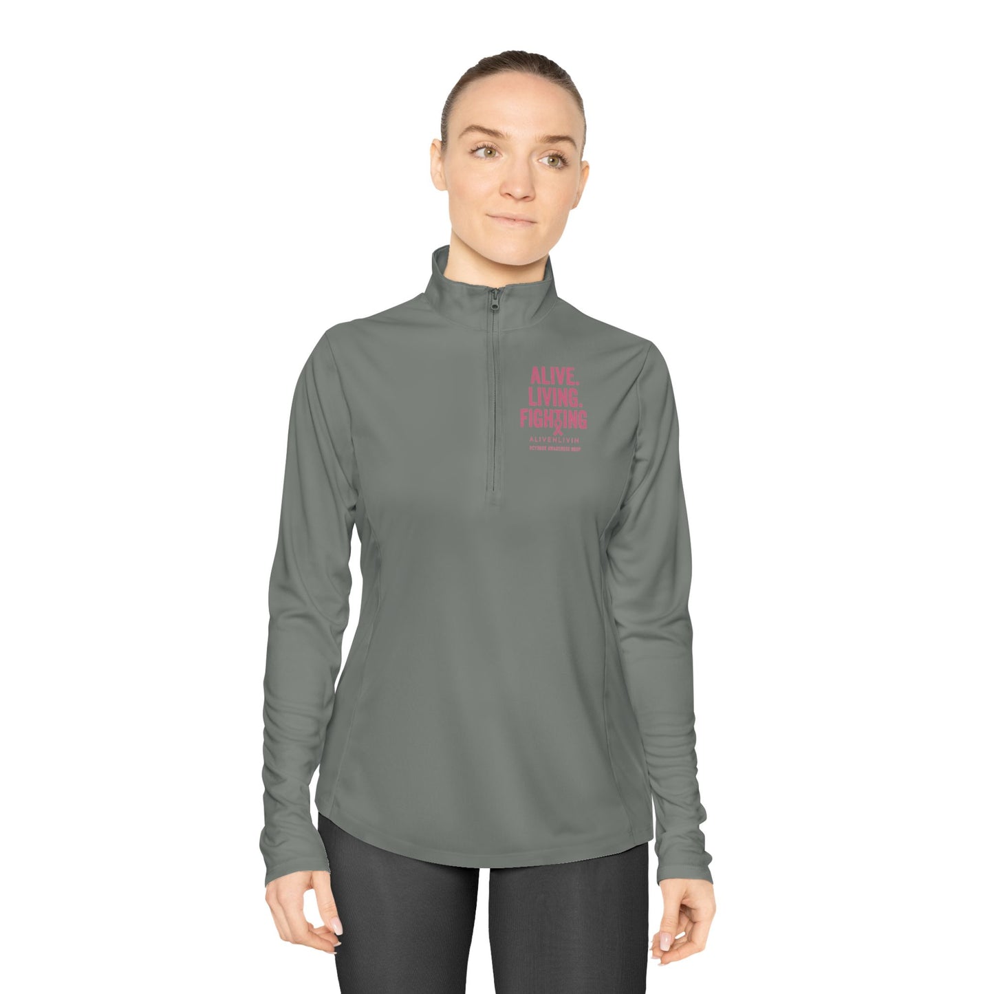Ladies Quarter-Zip Pullover - Empowering Activewear for Women, Perfect for Fitness, Casual Wear, Gift Ideas, Active Lifestyle, Outdoor [...]