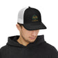 Stylish Snapback Trucker Cap - ALIVENLIVIN Embroidered Hat, Streetwear, Trendy Gift, Summer Accessory, Outdoor Events, Casual Fashion