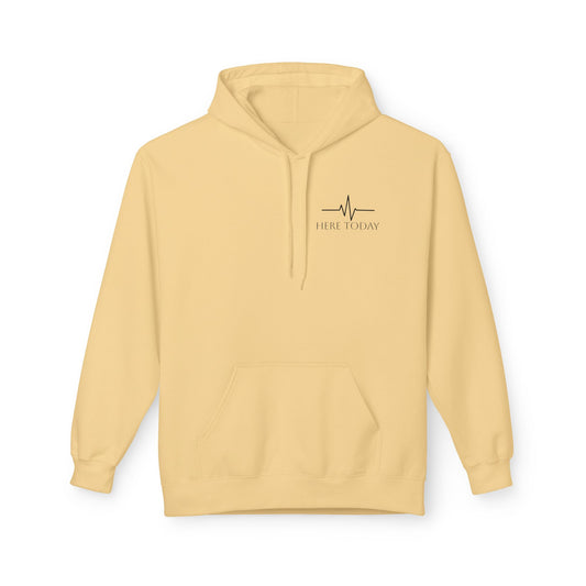 Inspirational Quote Fleece Hoodie, Motivational Apparel, Gifts for Friends, Cozy Casualwear, Great for Celebrations