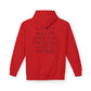 Inspirational Quote Fleece Hoodie, Motivational Apparel, Gifts for Friends, Cozy Casualwear, Great for Celebrations