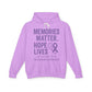 Alzheimer's Awareness Hoodie, Unisex Lightweight Sweatshirt, Memory Matters Apparel, Hope Lives Gift, Supportive Charity Clothing