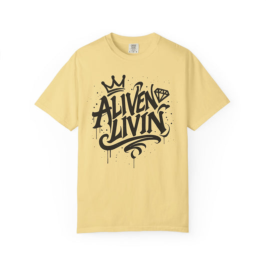 Stylish Unisex Graphic Tee - "ALIVEN LIVIN" - Trendy Streetwear, Casual Gift, Comfortable Everyday Wear, Cool Summer Top, Unique [...]