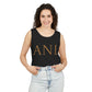 Stylish Unisex Garment-Dyed Tank Top with ANL Design for Casual Days, Beach, Gifts, Summer Wear, and Unique Events